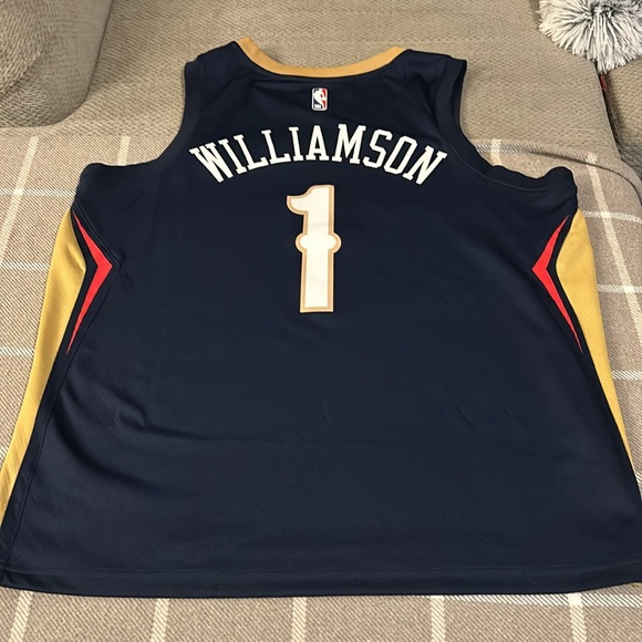 Men’s New Orleans Pelicans Zion Williamson rookie jersey mens size XL or 52 - Picture 6 of 8